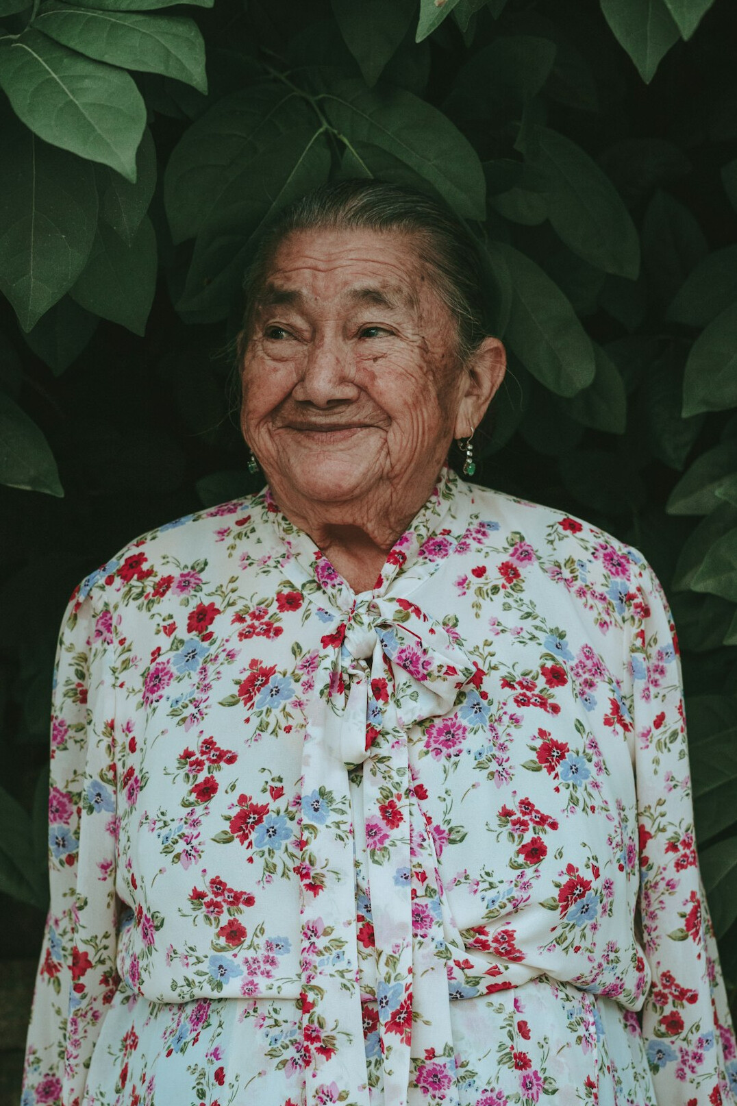 elderly woman portrait